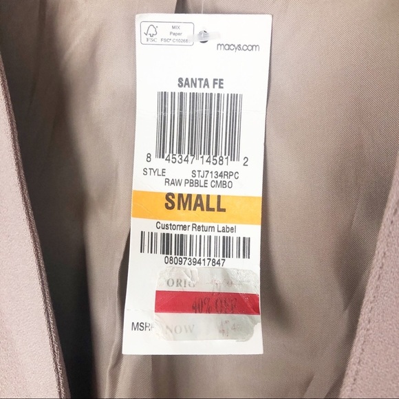 New with tag Bar III Women’s Blazer Faux Leather Trim Cardigan Jacket - Picture 14 of 16